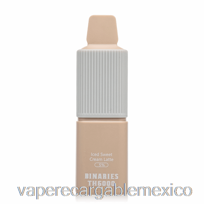 Vape Recargable Horizon Binaries Th6000 Latte De Crema Dulce Helado Desechable
